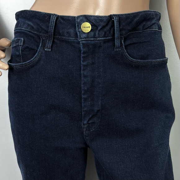 NEW FRAME DARK WASH SKINNY JEANS - Picture 4 of 11